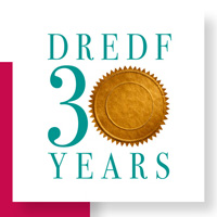 DREDF 30th Anniversary logo
