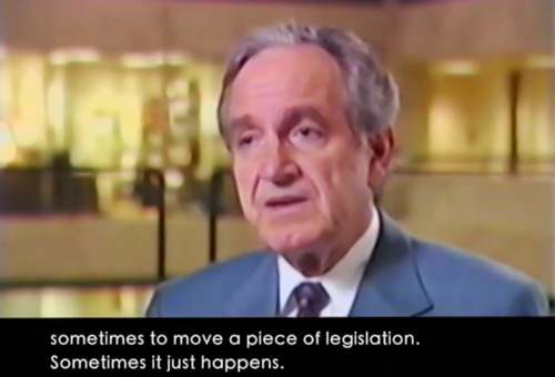 Tom Harkin. ...sometimes to move a piece of legislation . Sometimes it just happens