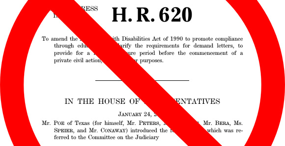 A portion of the bill with a red line through it.