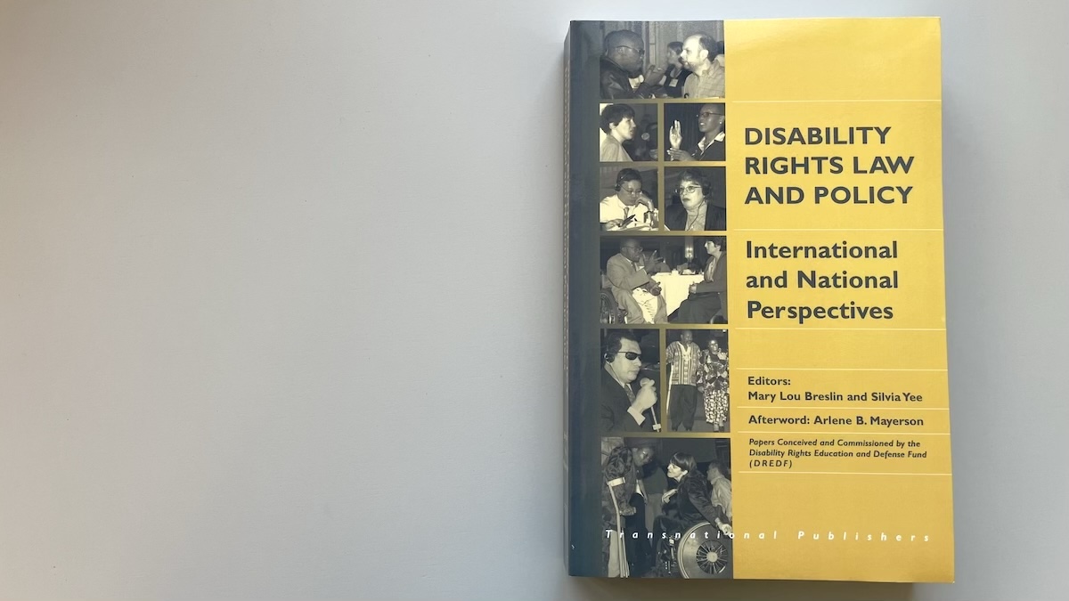 Book cover of Disability Rights Law and Policy