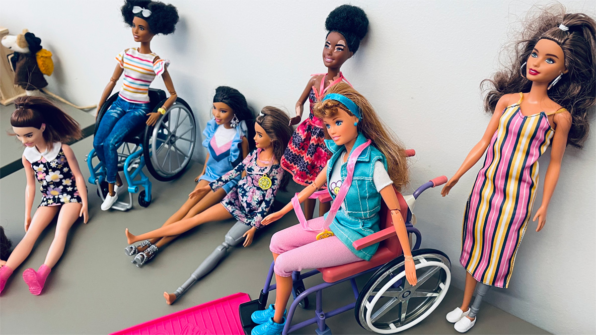 Various Barbies with disabilities